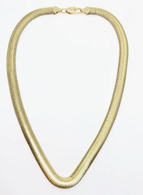 18K Gold Filled 8MM Snake Chain