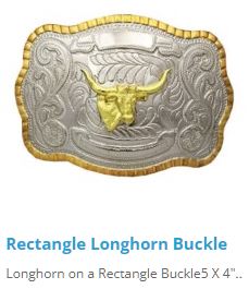 Rectangle Longhorn Buckle