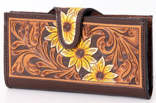 American Darling Wallet Sunflower Design