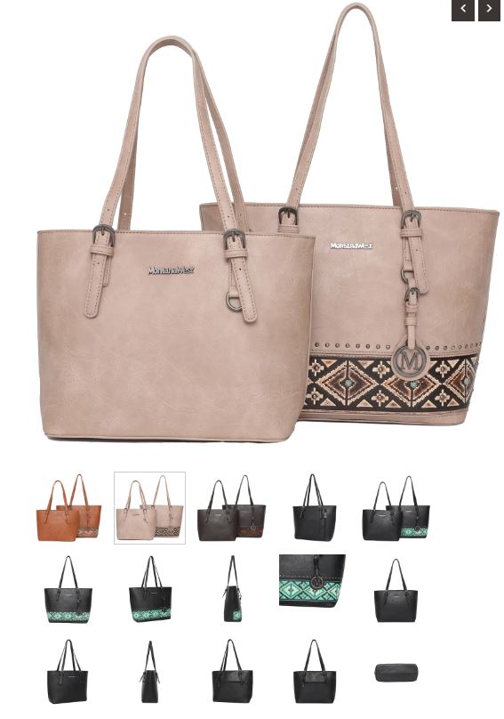 Montana West 2 pcs Set Tote