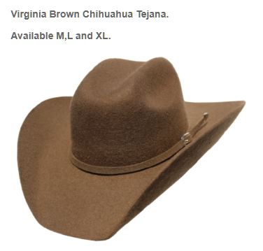 Virginia Brown Chihuhaua Hat