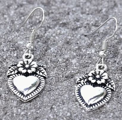 Heart-Shaped Earrings